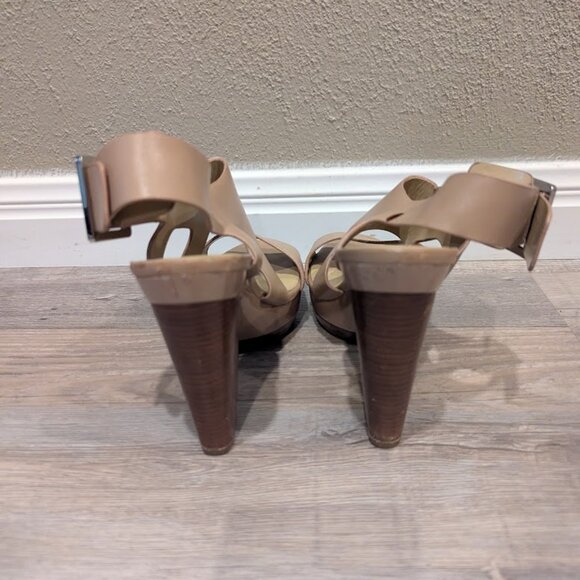Michael Kors Carla leather platform sandal – Size 8 - Picture 4 of 9